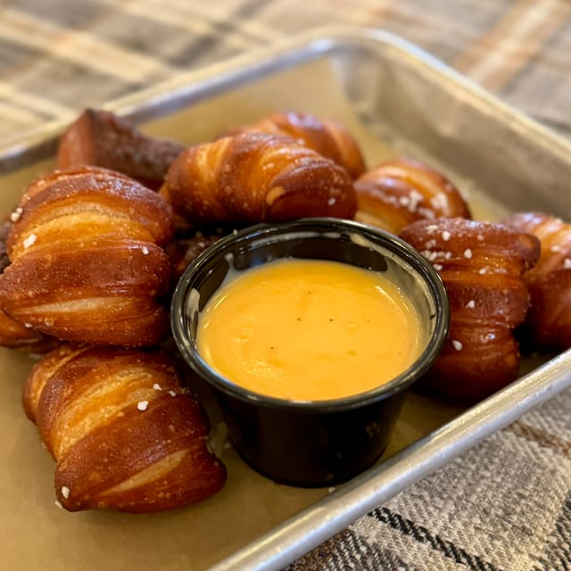 Pretzel Bites + Beer Cheese.