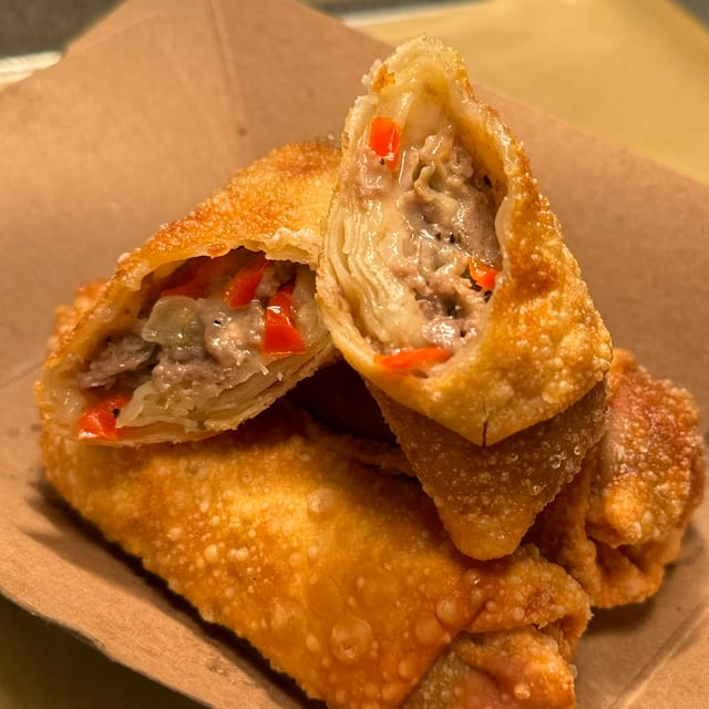 Philly Fusion Egg Rolls.