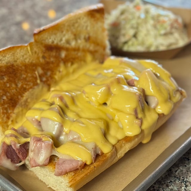 Double Smoked Ham + Cheese Sammich.