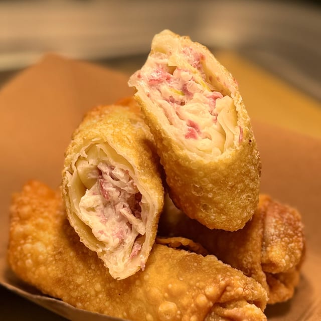 Dublin Delight Egg Rolls.