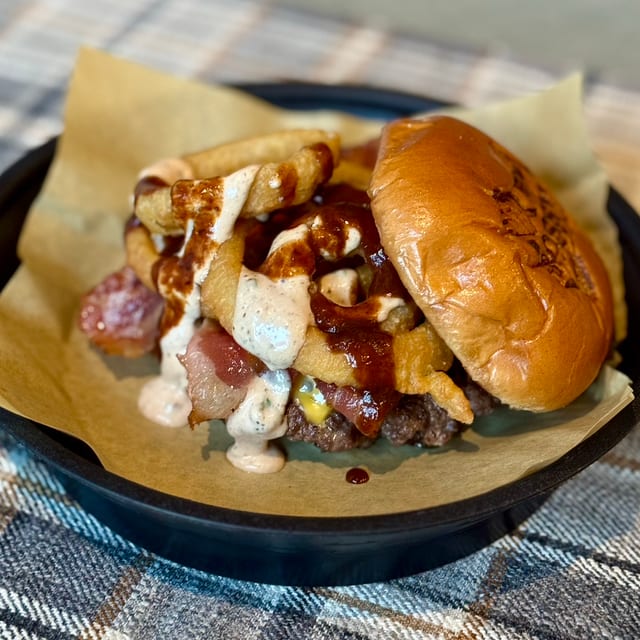 Bacon Steakhouse Ringer Smashburger.